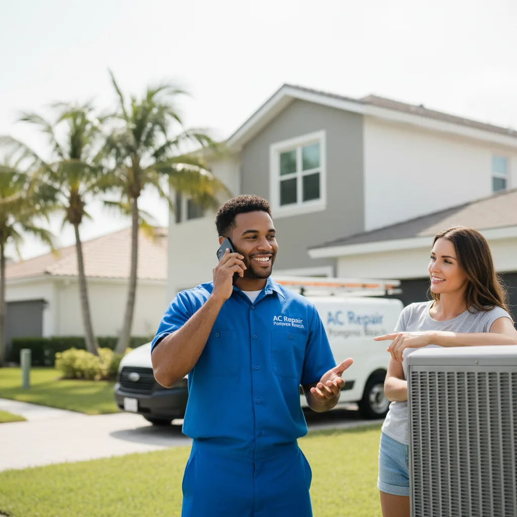 AC Repair Pompano Beach customer support in Palatine